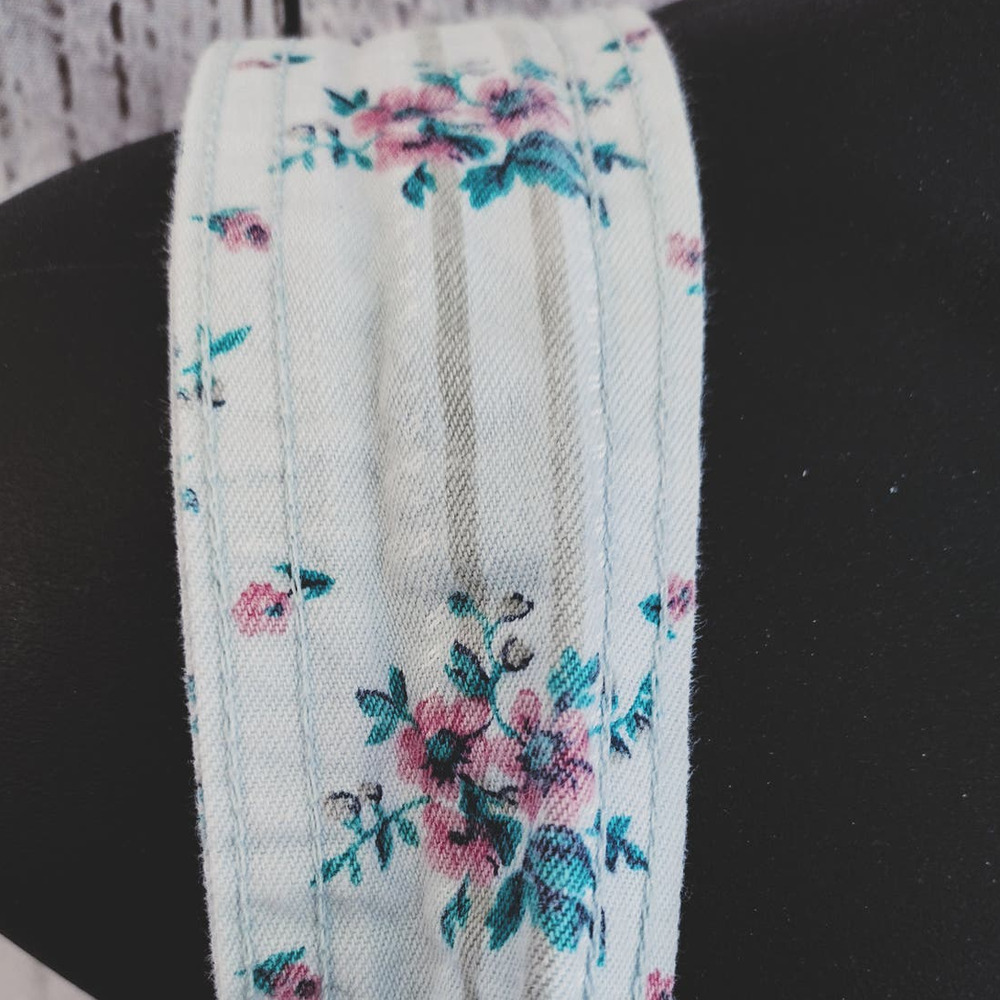 Best American Clothing Co Vintage 90s Floral Paperbag Waist Bib Overall Jumpsuit - Picture 5 of 16